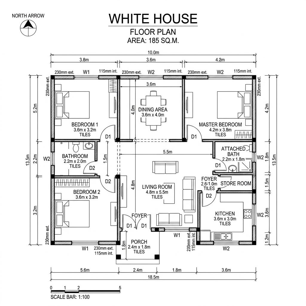 White House — Floor Plan